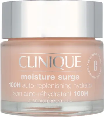 Produktbild von Clinique Moisture Surge 100H Auto-Replenishing Hydrator, Frauen, 75 ml, Gel, Jeder Hauttyp, Tag & Nacht, Feuchtigkeitsspendend, Aufpolsterung, Glättend, Behandlung