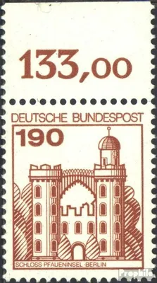 Produktbild von Briefmarken BRD (BR.Deutschland) 1977 Mi 919A Oberrandstück postfrisch Burgen und Schlösser