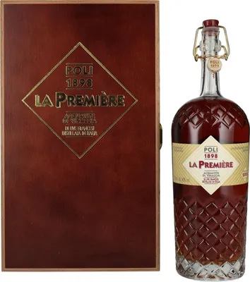 Image de Poli Grappa La Première Acquavite di Vinaccia 46% Vol. 0,7l in Holzkiste