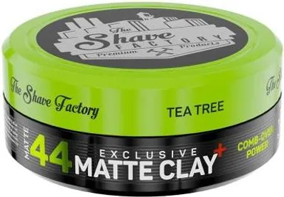 Immagine prodotto di The Shave Factory Exclusive Matte Clay 150ml 99 Taper De Luxe con Burro di Karité Extra Hold 150g