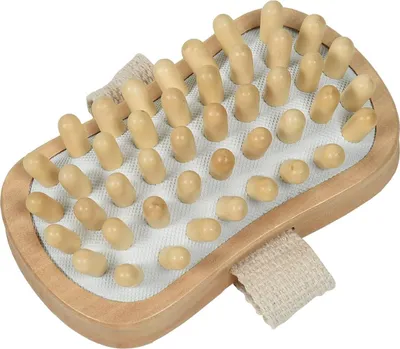 Produktbild von Rechteckige körpermassagebürste aus naturholz - Tendance