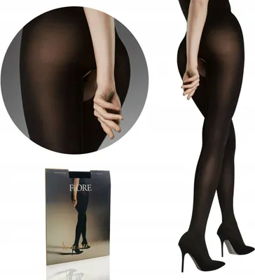 Produktbild von Fiore - Ouvert 80 den - Strumpfhose Schritt offen mit Öffnung flache Naht - Schwarz - 6