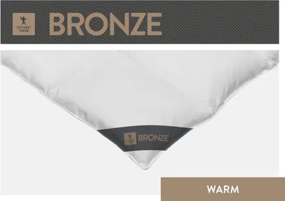 Produktbild von Spessarttraum Daunendecke Bronze Füllung: 90% Daunen/ 10% Federn Bezug: 100% Baumwolle Größe 155 x 200 cm Wärmeklasse warm
