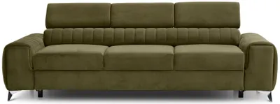Obrázek produktu pro Trojmístná pohovka do obývacího pokoje MELISENDE - khaki