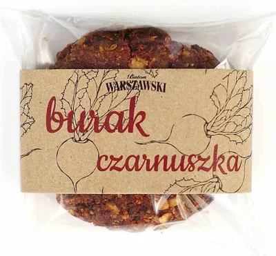 CIASTKA BURAK I CZARNUSZKA BEZGLUTENOWE 60 g - BATON WARSZAWSKI