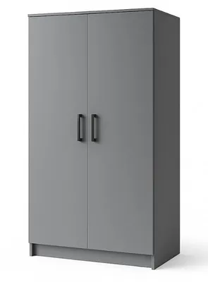 Produktbild von Kleiderschrank 2-türig – 90 cm Grafit