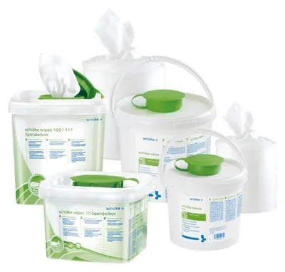 Produktbild von schülke wipes 40 10x40 ST KT - 4032651195329 | Packung (40 Tücher)