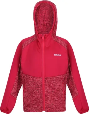 Produktbild von Regatta Strickfleecejacke für Kinder Dissolver VI mit Kapuze, Farbe:Rot, Kinder Größen:158