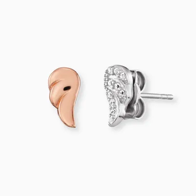 Produktbild von Engelsrufer Ohrstecker ERE-2WING-ZI-BIR Sterling Silber Roségold plattiert Flügel
