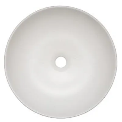 Zdjęcie produktu dla Umywalka nablatowa KERRA KR-98 STONE, ceramiczna, "biały kamień", średnica 41,5 cm
