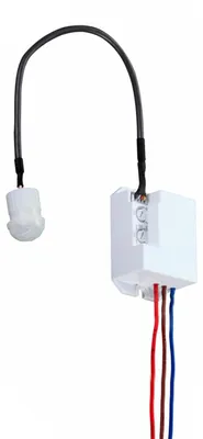 Produktbild von 360°-Einbau-Infrarotsensor, 6 Meter Reichweite, ideal für Lichtautomatisierung u