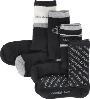 Produktbild von Calvin Klein Socken-Set COMBED Baumwolle CREW SOCKS Schwarz Damen