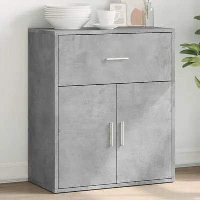 Immagine prodotto di vidaXL Credenza grigio cemento 60x31x70 cm materiale a base di legno