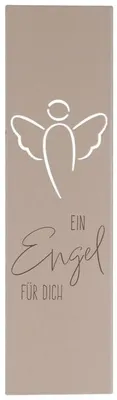 Produktbild von Edelstahltafel zum Aufhängen - Ein Engel für dich