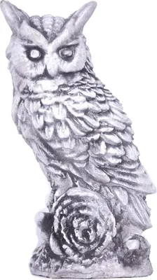 Produktbild von Gartenskulptur aus Beton, Eulenfigur