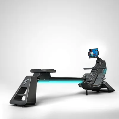Produktbild von Sportstech sRow_Lite Rudergerät für Zuhause mit Magnetwiderstand, LED-Display, App, klappbar