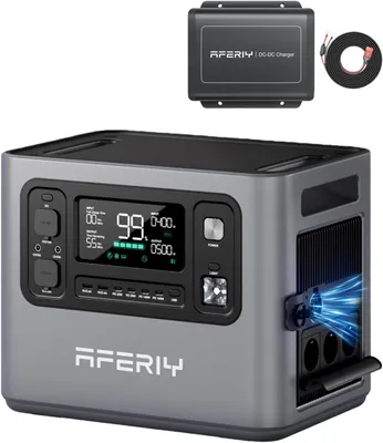 Obrázek produktu pro AFERIY P280 2800 W 2048 Wh přenosná elektrocentrála s 580W DC-DC nabíječkou, rozšiřitelná až na 10,24 kWh