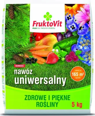 Zdjęcie produktu dla Nawóz Wieloskładnikowy Fruktovit Granulat 5 Kg Na 1652M2 Ogrodu