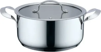 Immagine prodotto di Pentola con coperchio Haeger PA-24H.003A Beige Grigio Ø 24 cm