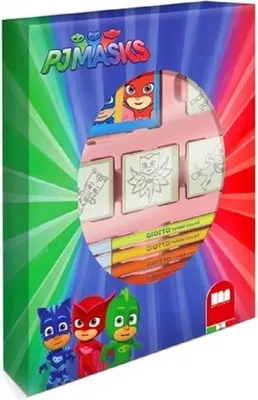 Image de Multiprint PJ Masks, set de tampons pour enfants, 3 ans, non toxique, multicolore