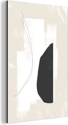 Obrázok produktu pre Nástenná dekorácia Kovový kovový obraz Wall Art 60x90cm Maľba - Abstraktné - Minimalizmus Muchowow Hliníkové obrazy