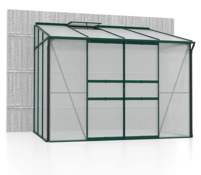 Produktbild von Vitavia Anlehn-Gewächshaus "Osiris 5200" smaragd 5,2 m² 4 mm HKP