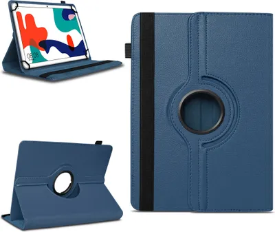Produktbild von Tablet Tasche für Tabwee Tablet T90 / W90 Hülle Schutzhülle Schutz Drehbar CaseFarben:Blau