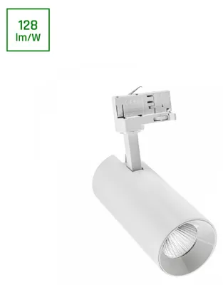 Produktbild von ANDROMEDA LED Stromschienenstrahler 3-Phasen 25W 36° Warmweiß Weiß