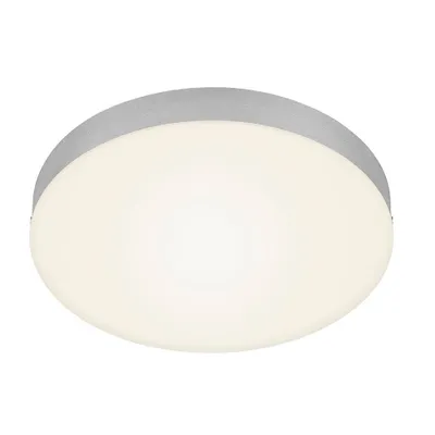 Image de Plafonnier LED BRILONER LEUCHTEN FLAME, 21 W, 2000 lm, IP20, couleur argent, métal-plastique, Ø 27,8 cm
