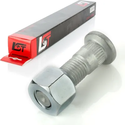 Produktbild von 1x RÄNDELBOLZEN MIT RADMUTTER KEGELBUND M12x1,5 x 46mm FÜR ALFA ROMEO MODELLE
