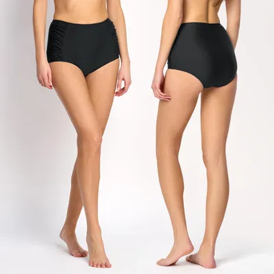 Produktbild von Merry Style Damen Bikinislip MS10-119 Bikinihose Bauch Weg Effekt (Schwarz (9240), 36)
