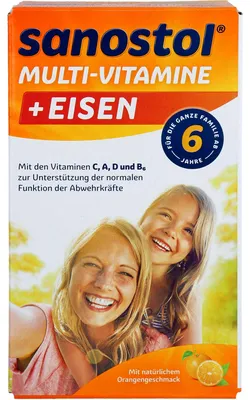 Produktbild von sanostol plus Eisen Saft, 230 ml Lösung