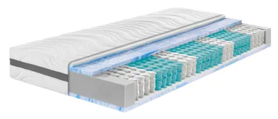 Produktbild von 7-Zonen-Taschenfederkernmatratze Badenia Trendline BT 320 Gel Active (GS TFK 500), H3 90x200 cm