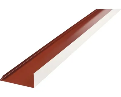 Obrázek produktu pro Závětrná lišta základní PRECIT 1000 x 100 mm, 3009 oxidovaná červená