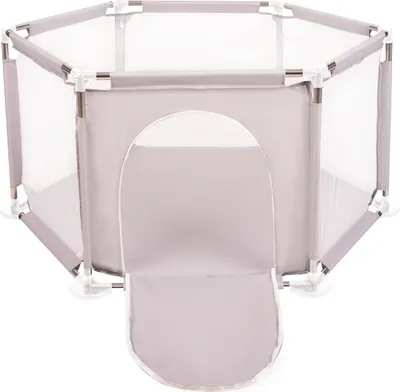 Image de Selonis parc hexagonal pour enfants parc pour enfants, gris