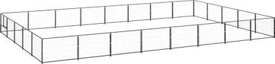 Produktbild von Hundezwinger Schwarz 40 m² Stahl , Sonstiges Hundezubehör Design 2024