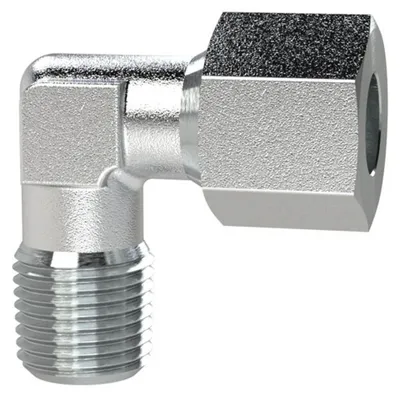 Produktbild von Riegler Winkel-Einschraubverschraubung, NPT 1/8 a., Rohr-Ø 5, Stahl verz.