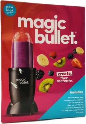 Obrázek produktu pro Magic Bullet Blender Balení 10 kusů Výkon 200 W Černý elektrický; mixér