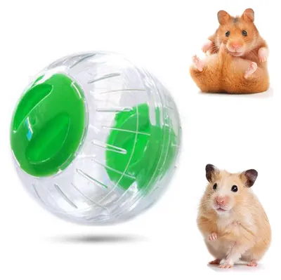 Obrázek produktu pro Kulička pro křečka, plast, zelená, 12 cm