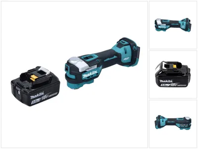 Produktbild von Makita DTM 52 T1 Akku Multifunktionswerkzeug 18 V Starlock Max Brushless + 1x Akku 5,0 Ah - ohne Ladegerät