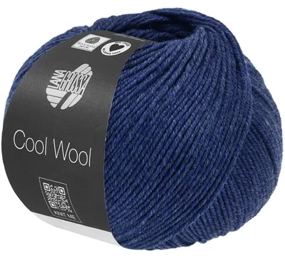Produktbild von Lana Grossa - Cool Wool Melange 1504 dunkelblau meliert