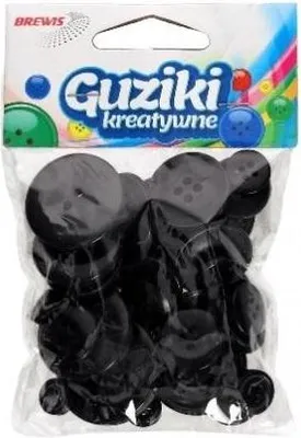 Produktbild von Kreative schwarze Knöpfe 40 g (Schul- und Schrein, Kreativartikel)