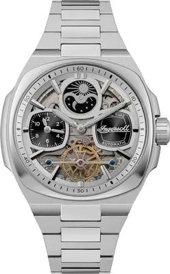 Produktbild von Ingersoll I15802 Herrenuhr The Spirit Automatik 47mm 5ATM