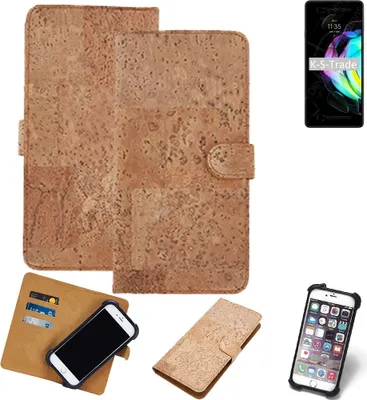 Produktbild von K-S-Trade Hülle kompatibel mit Motorola Edge 20  Kork Handyhülle Cover  Schutzhülle TPU Case Bumper in Hellbraun, (1x)