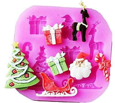 Silikonform Weihnachten, 1 Stück, Lebensmittelqualität, 8,2 cm