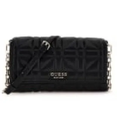 Produktbild von GUESS Umhängetasche Damen ASSIA Crossbody Flap Organizer Schwarz HWQG8499790‑BLA