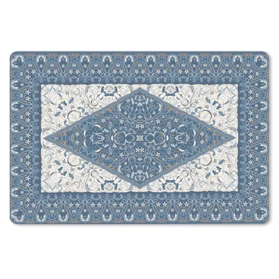 Produktbild von MuchoWow® Mauspad Mousepad Teppich - Perserteppich - Blau 27x18 cm - Mousepads - Maus Mat - Pad - Mausunterlage - Büroartikel - Desk Matten