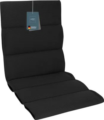 Produktbild von LILENO HOME Gartenstuhl Auflagen als [1er Set - Niedriglehner] in Anthrazit Sundance - bequeme Liegen als Sitzauflagen für Gartenmöbel - Stuhlkissen für Gartenstühle und Klappstühle