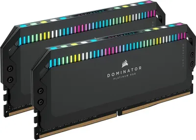 Produktbild von Corsair Dominator CMT32GX5M2X6200C36, 32 GB, 2 x 16 GB, DDR5, 6200 MHz, 288-pin DIMM, Schwarz