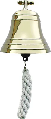 Produktbild von Schiffsglocke aus Messing, 12,5cm – Retro Stil Nautische Dekoration